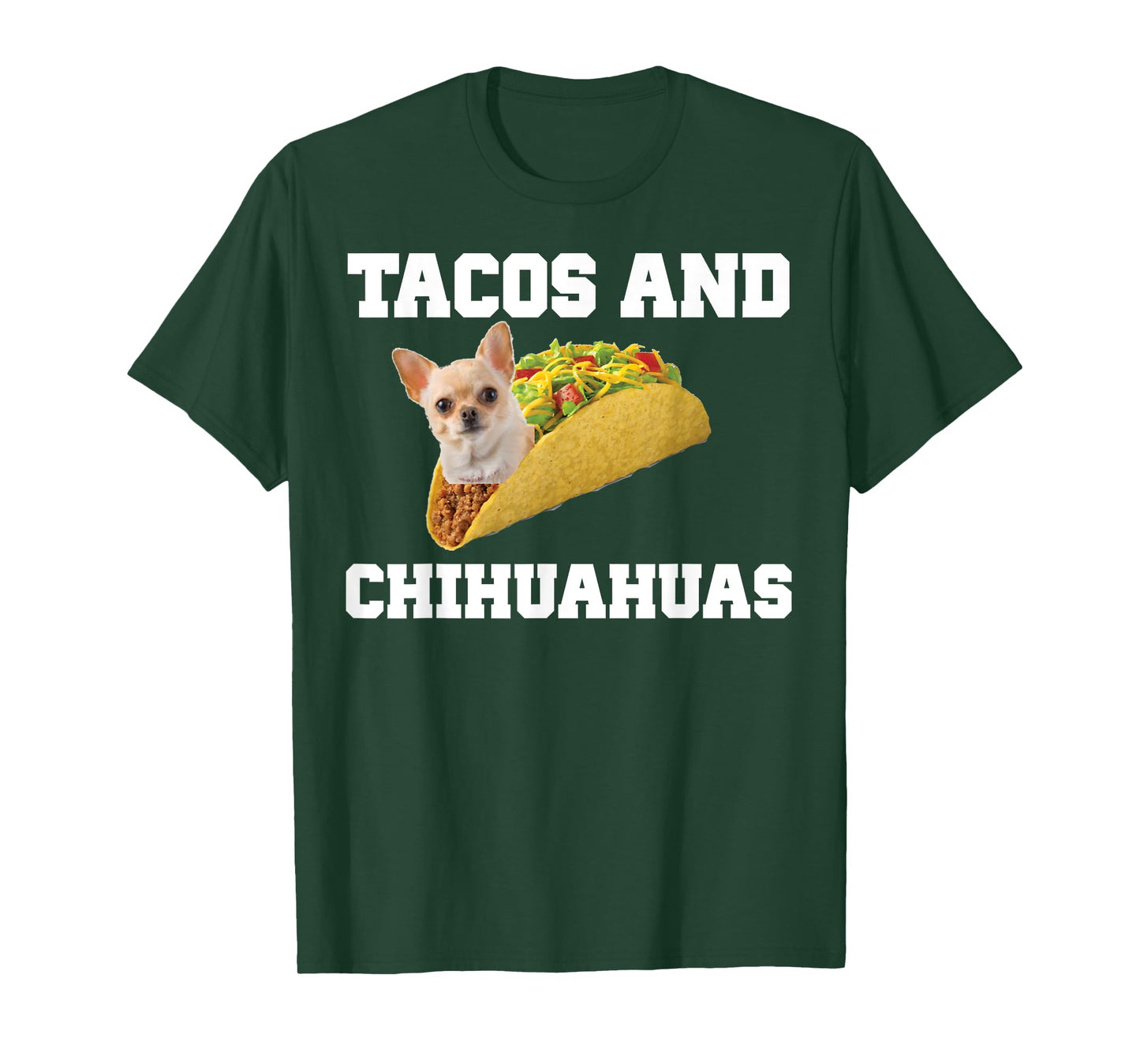 Tacos And Chihuahuas Shirt Funny Dog Lovers Tshirt Gift Pup T-Shirt