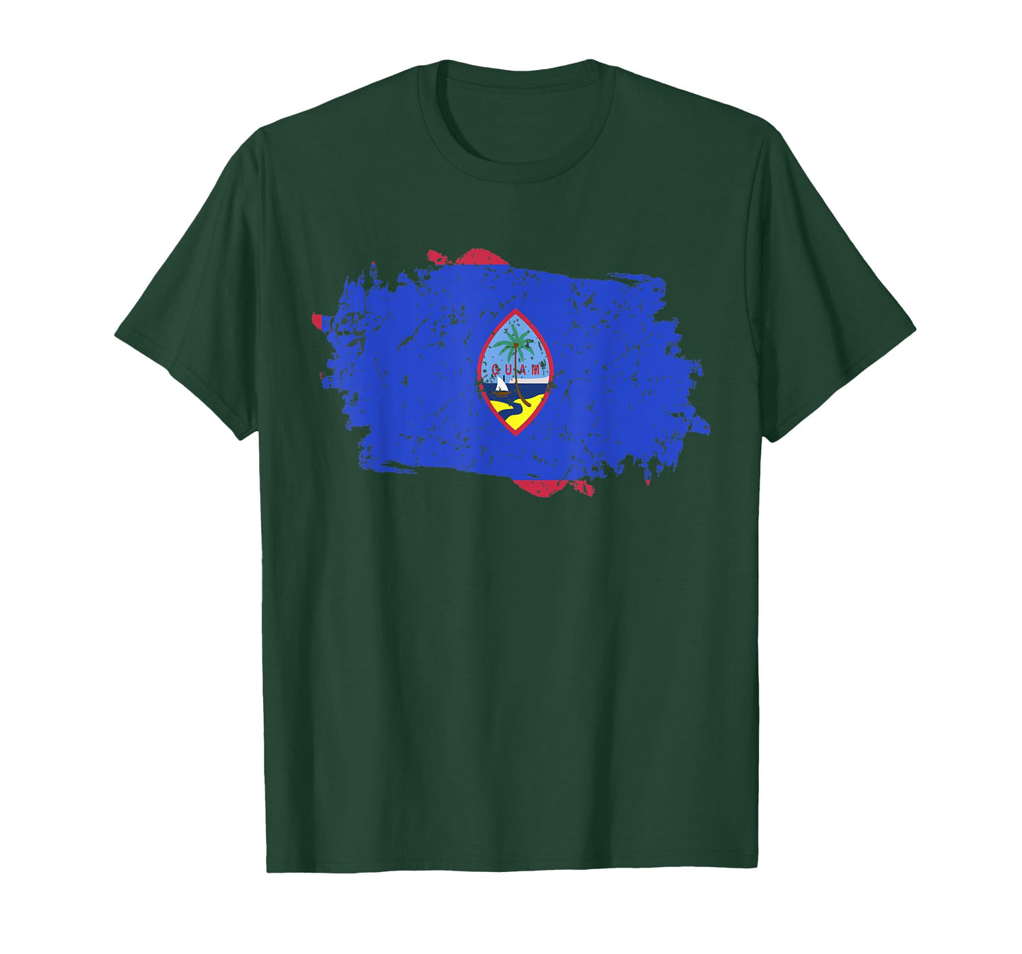 Guam Flag Design Grunge Country Flag Guam T-Shirt