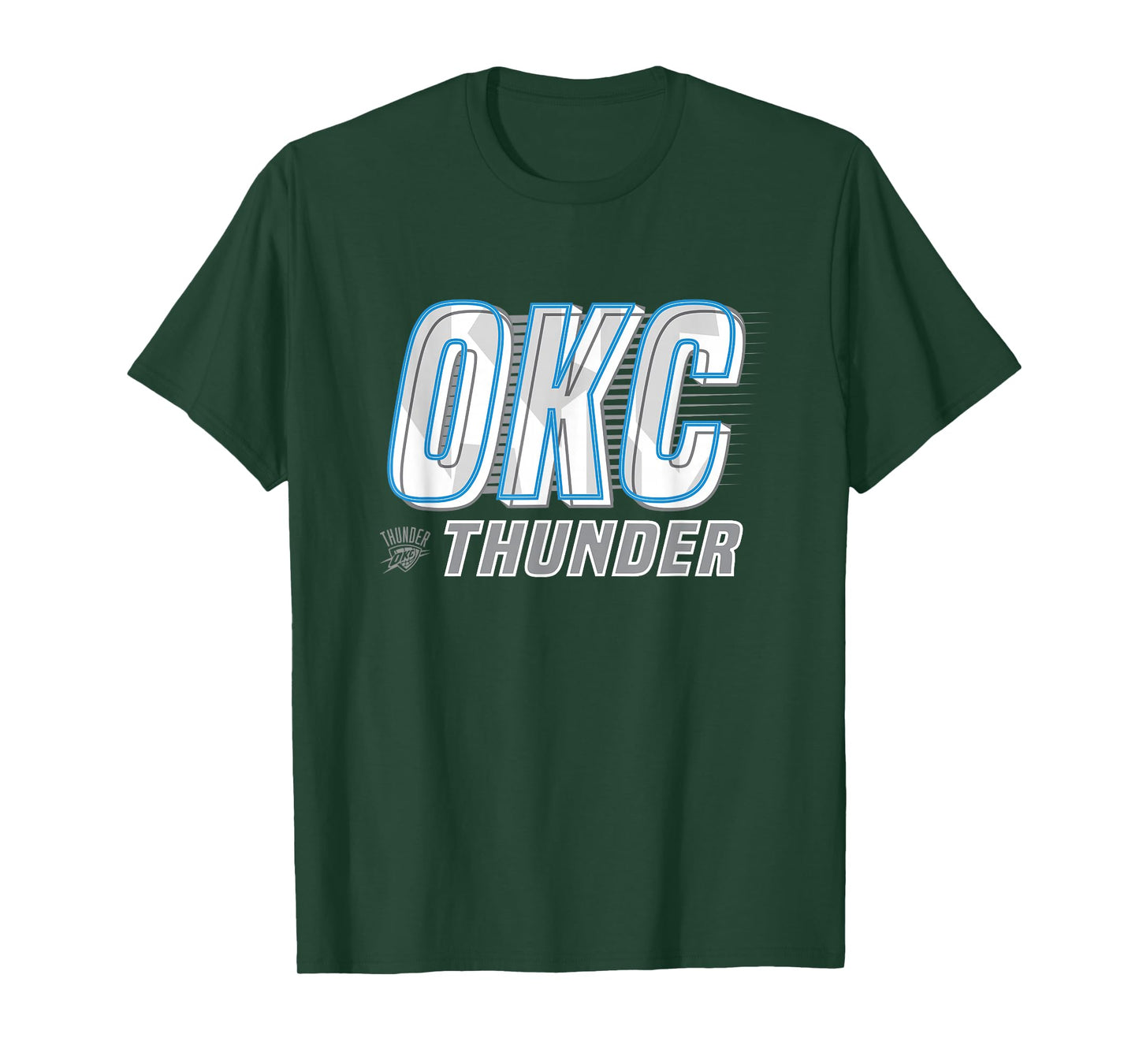 NBA Oklahoma City Thunder Type Stack Logo T-Shirt