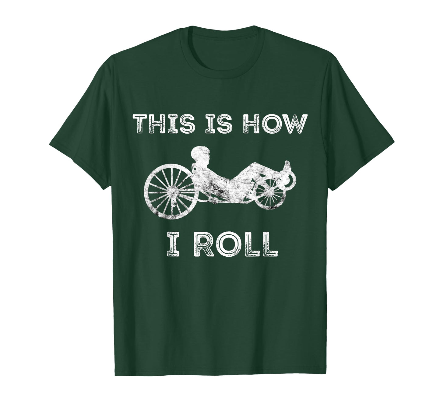 Recumbent Bike Vintage Cyclist This Is How Recumbent Trike T-Shirt