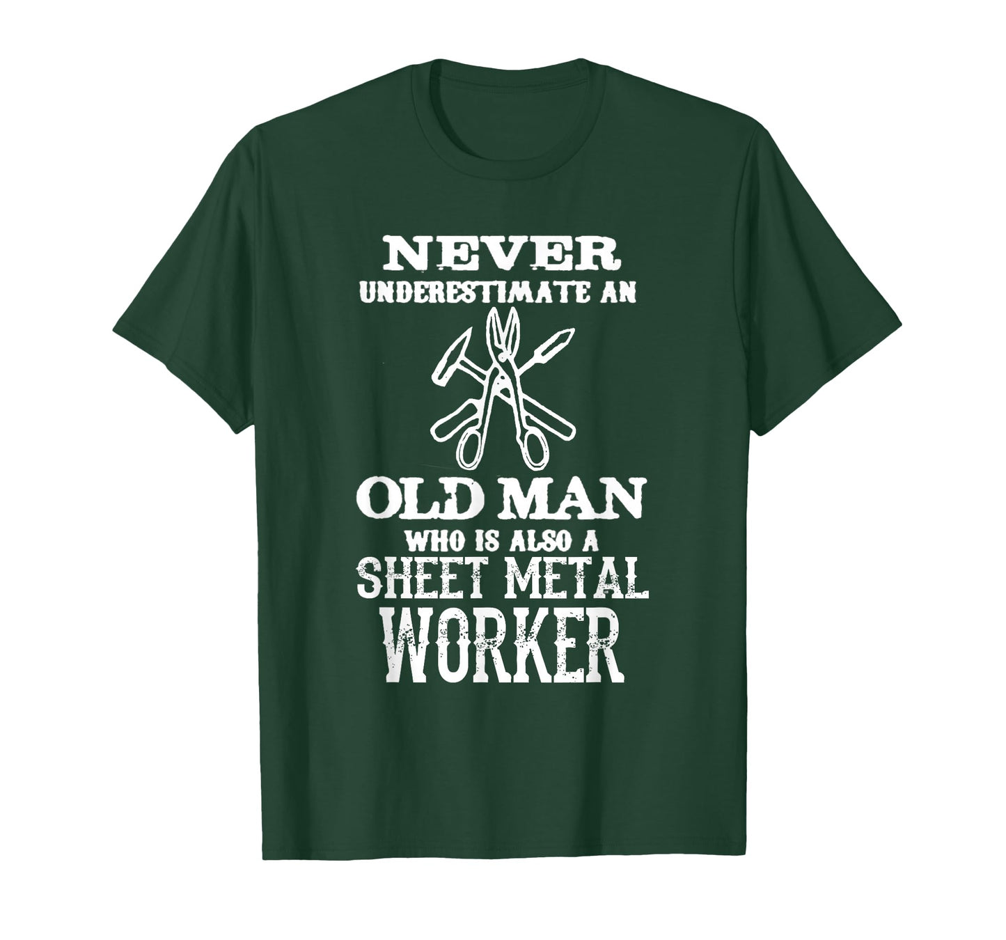Old Man Union Sheet Metal Worker Proud Union Worker T-Shirt