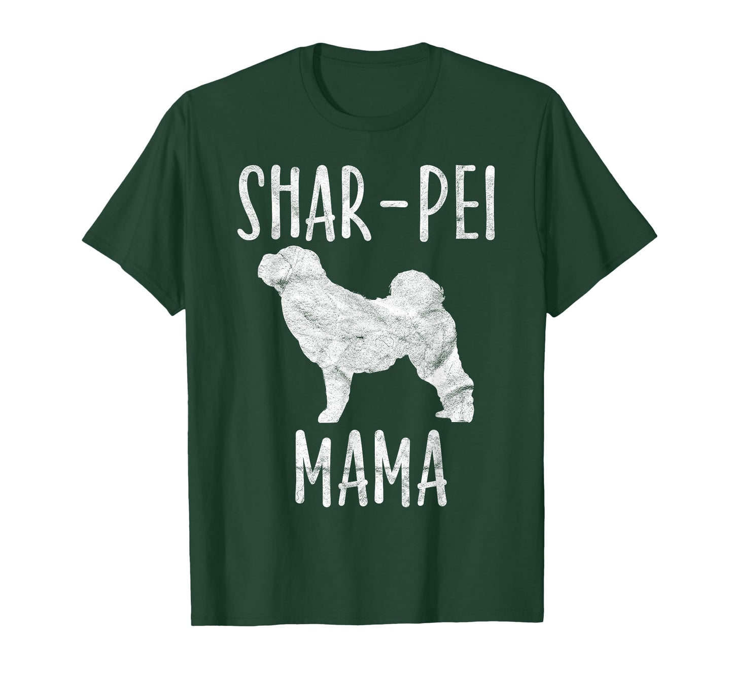 Vintage Shar-Pei Mama Gift Sharpei Mom Dog Owner Mother T-Shirt