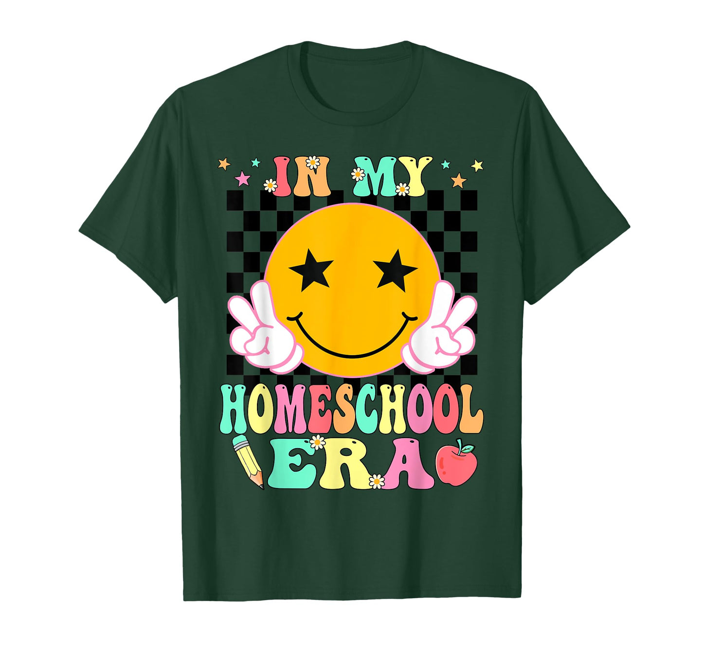 In My Homeschool Era Teacher Back to School Student Kids T-Shirt