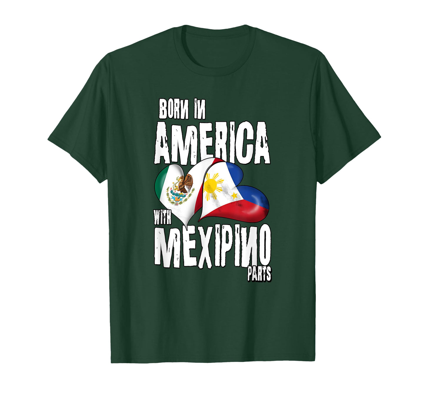 Philippines Mexico Filipino Pride Proud Flag Mexipino Mixed T-Shirt