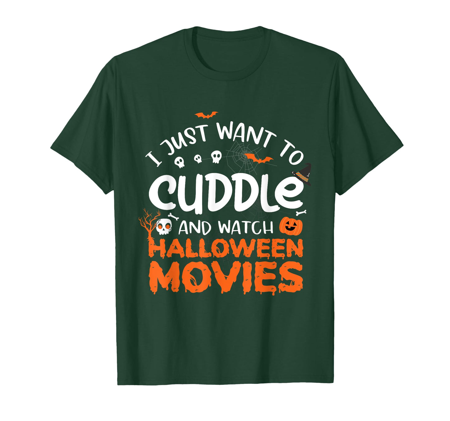 Cuddle & Halloween Movie Lover Spooky Halloween Party T-Shirt