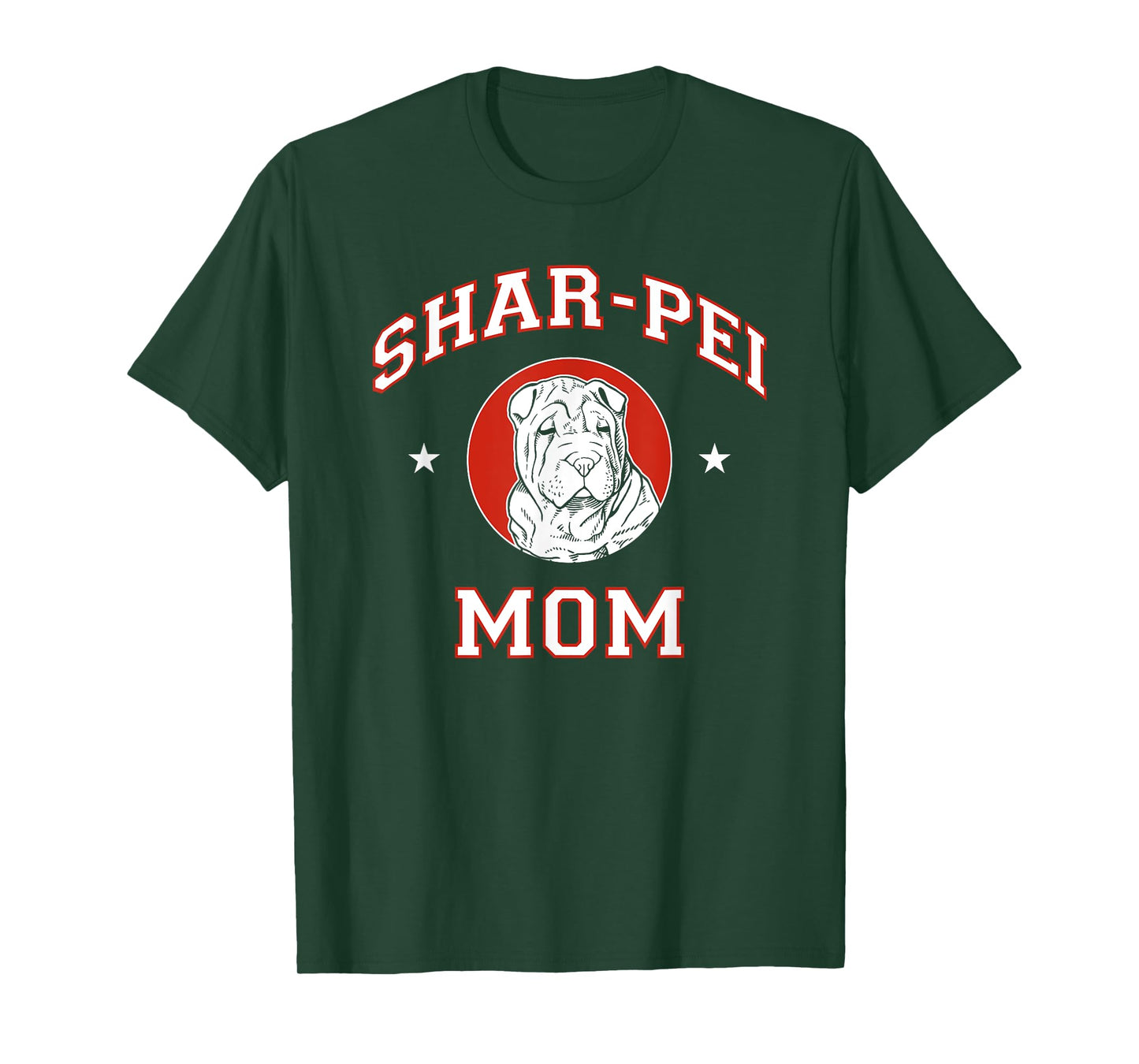 Shar-Pei Mom Dog Mother T-Shirt for Men Women Girls Kids