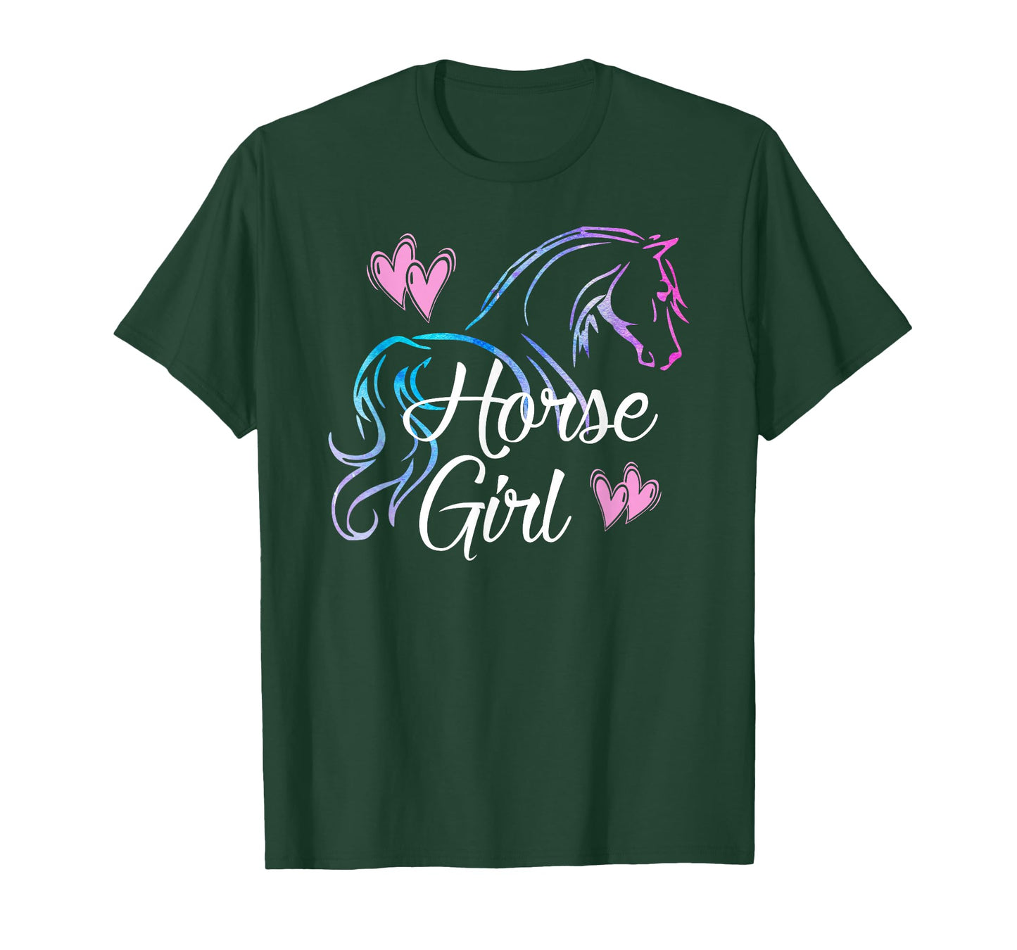 HORSE GIRL Love Horses Riding Rider Kids Women Gift T-Shirt