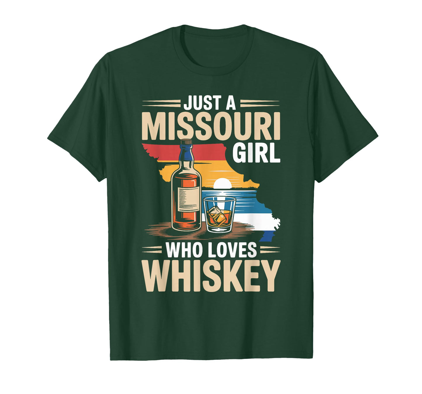 Just A Missouri Girl Who Loves Whiskey T-Shirt