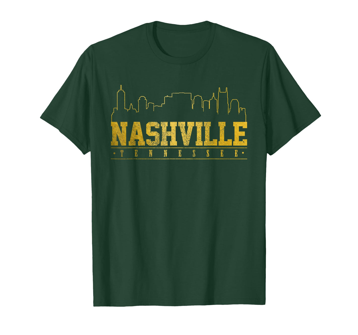 Nashville Skyline Tennessee TN Music City Vintage Nash T-Shirt