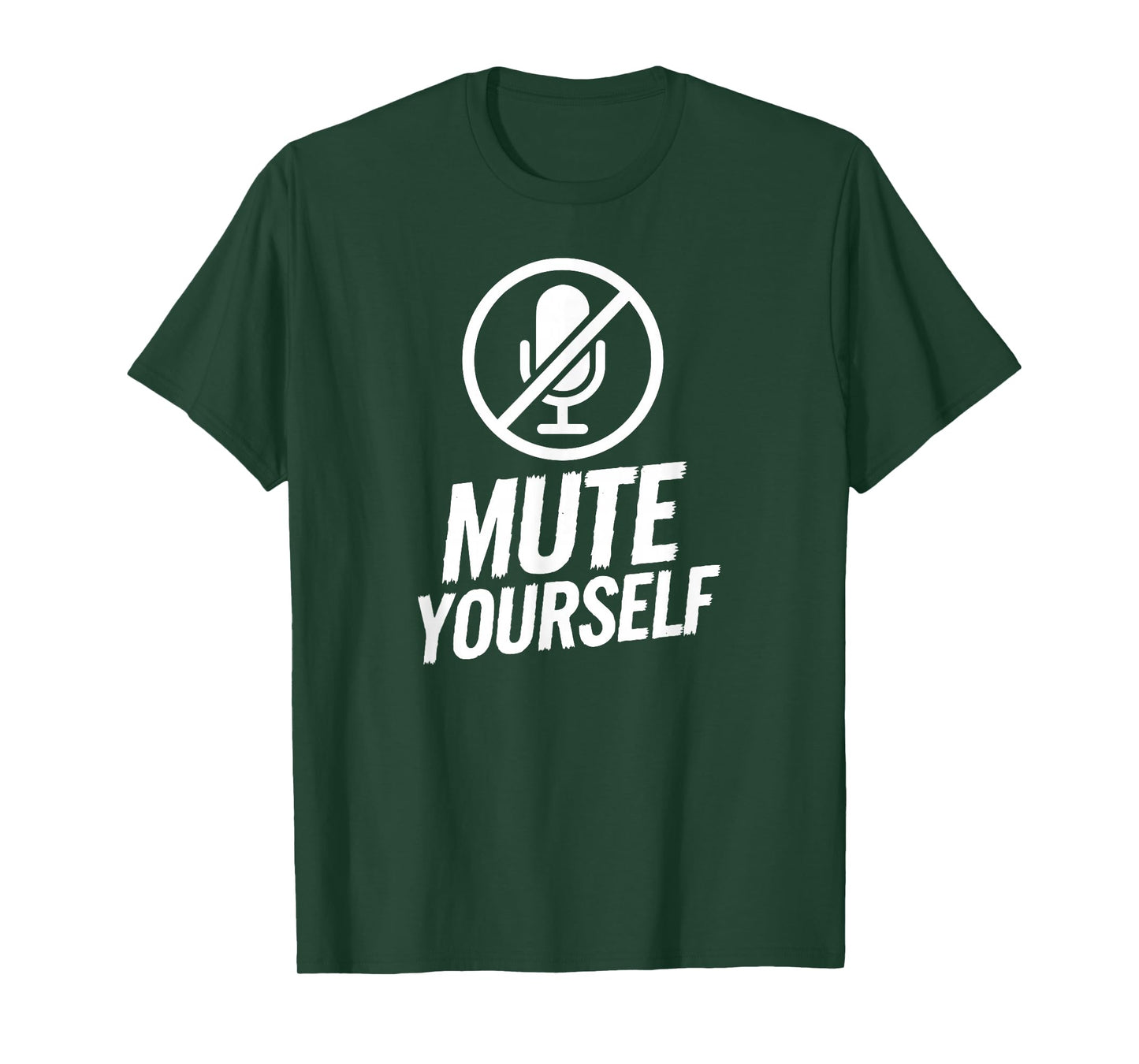 Mute Yourself Cool WFH Home-Based Worker Funny Remote Work T-Shirt