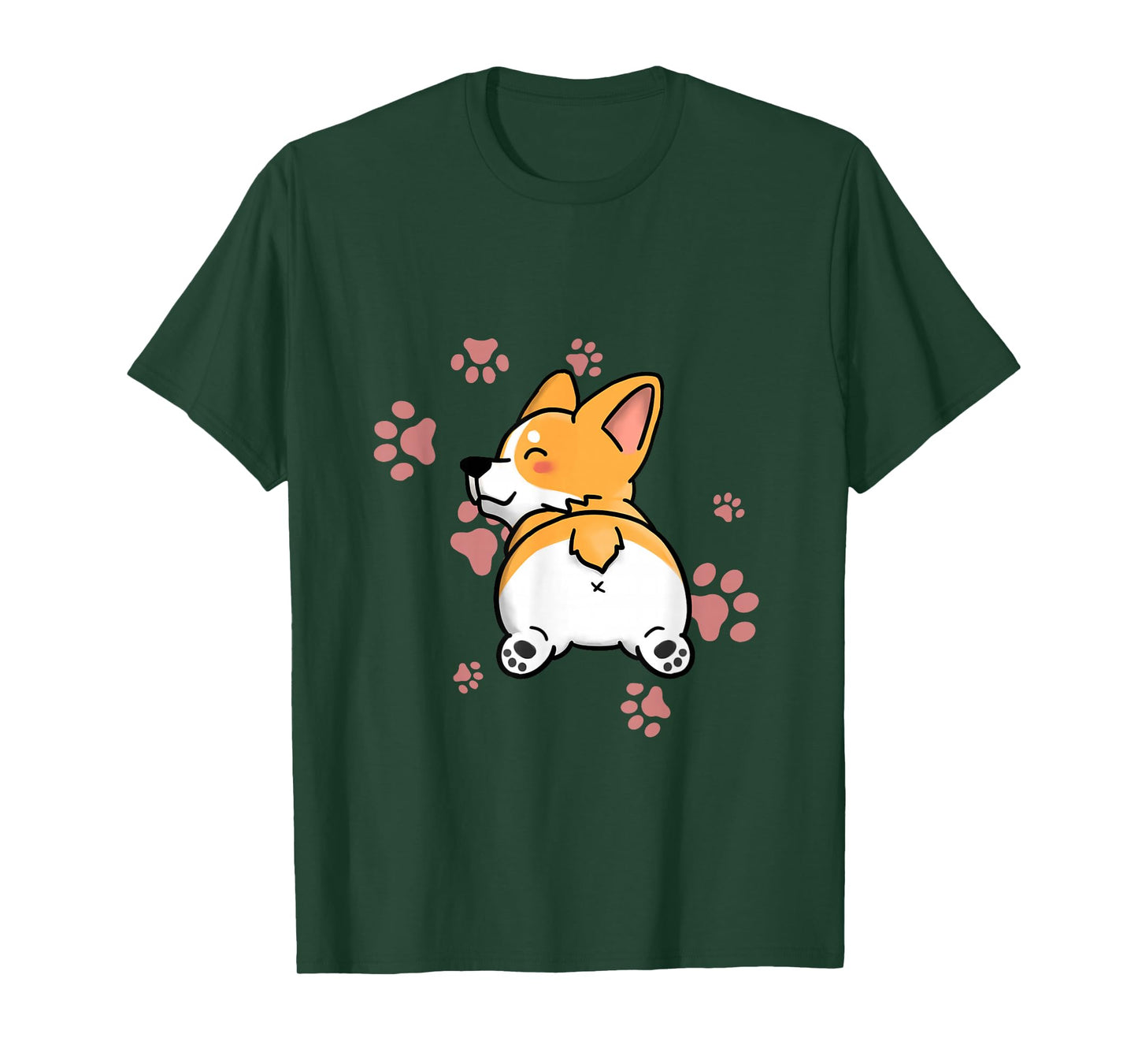Cute Corgi Butt T Shirt - Dog Lover Gift T-Shirt