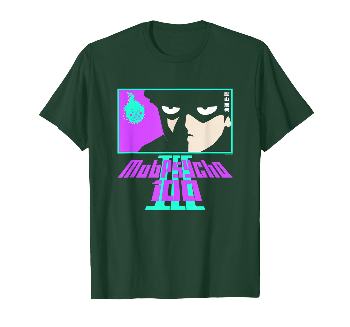 Mob Psycho 100 Neon Graphic & Logo T-Shirt
