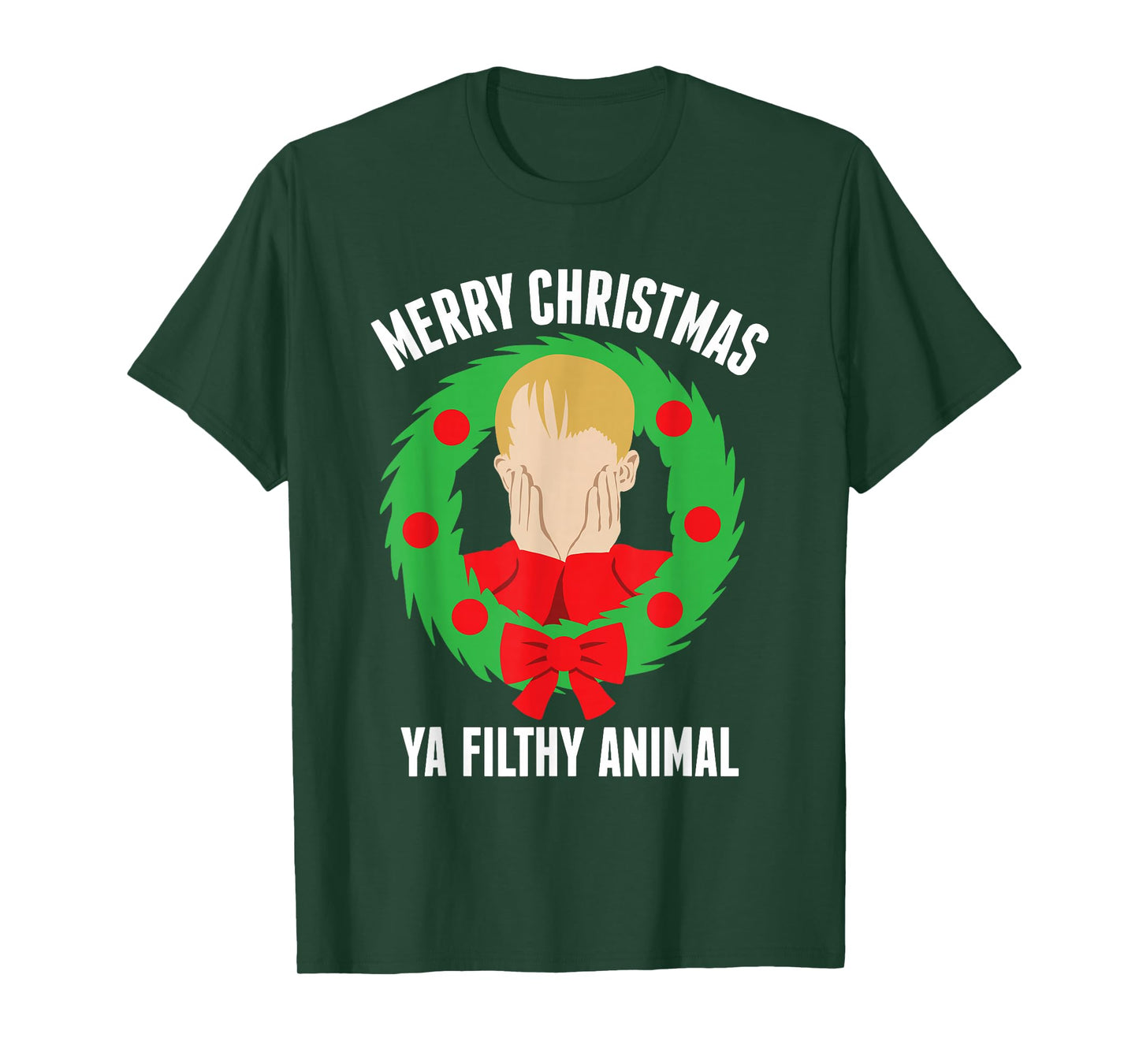 Home Alone Merry Christmas Ya Filthy Animal Ugly Sweater T-Shirt