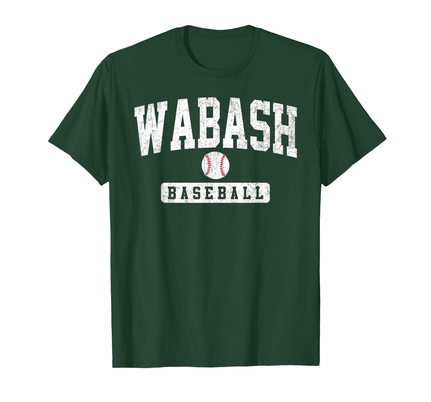 Wabash College Baseball Arch Vintage Design for Men Women T-Shirt