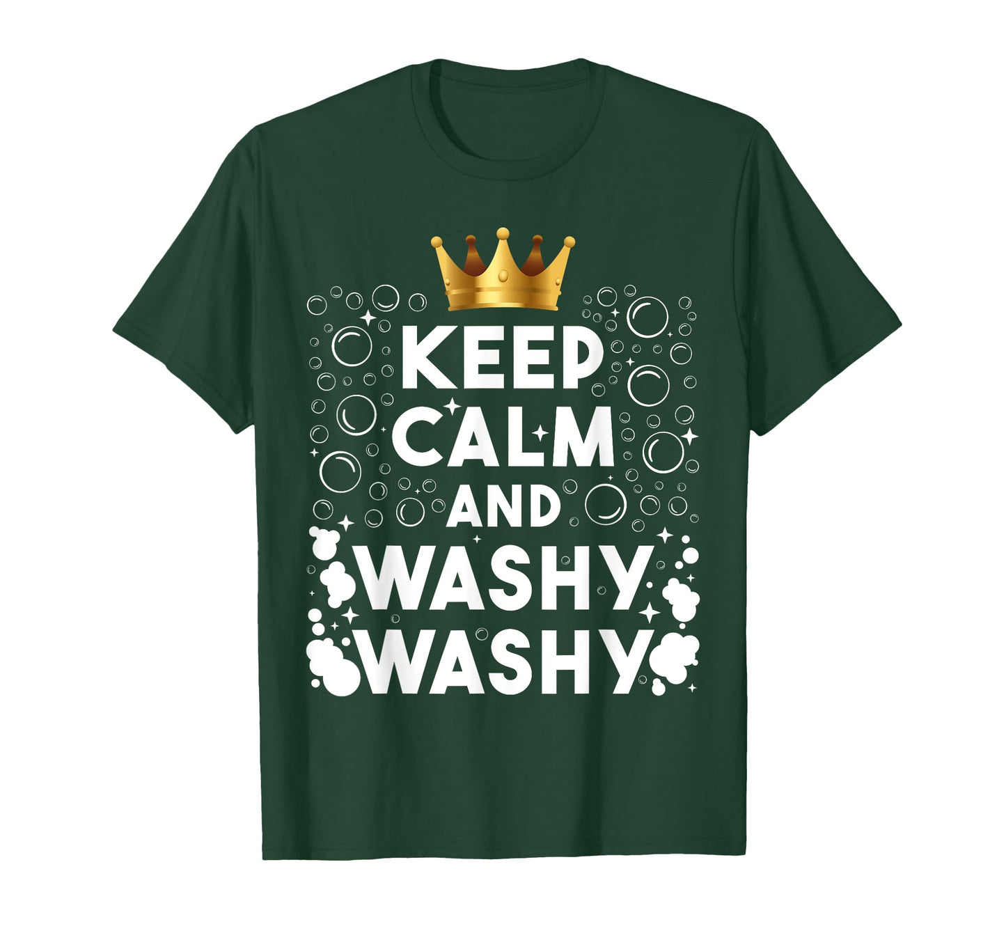 Keep Calm And Washy Washy Funny Cruise Ship Novelty Gag Joke T-Shirt