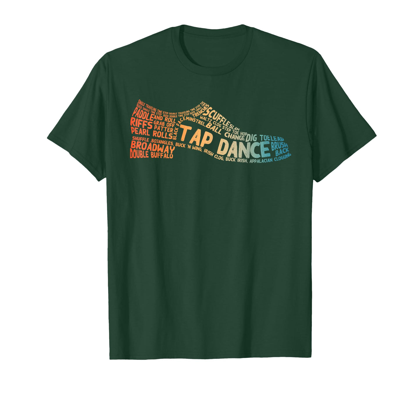 Tap Dancer Art for Men Women Dance Teacher Tap Dancing T-Shirt