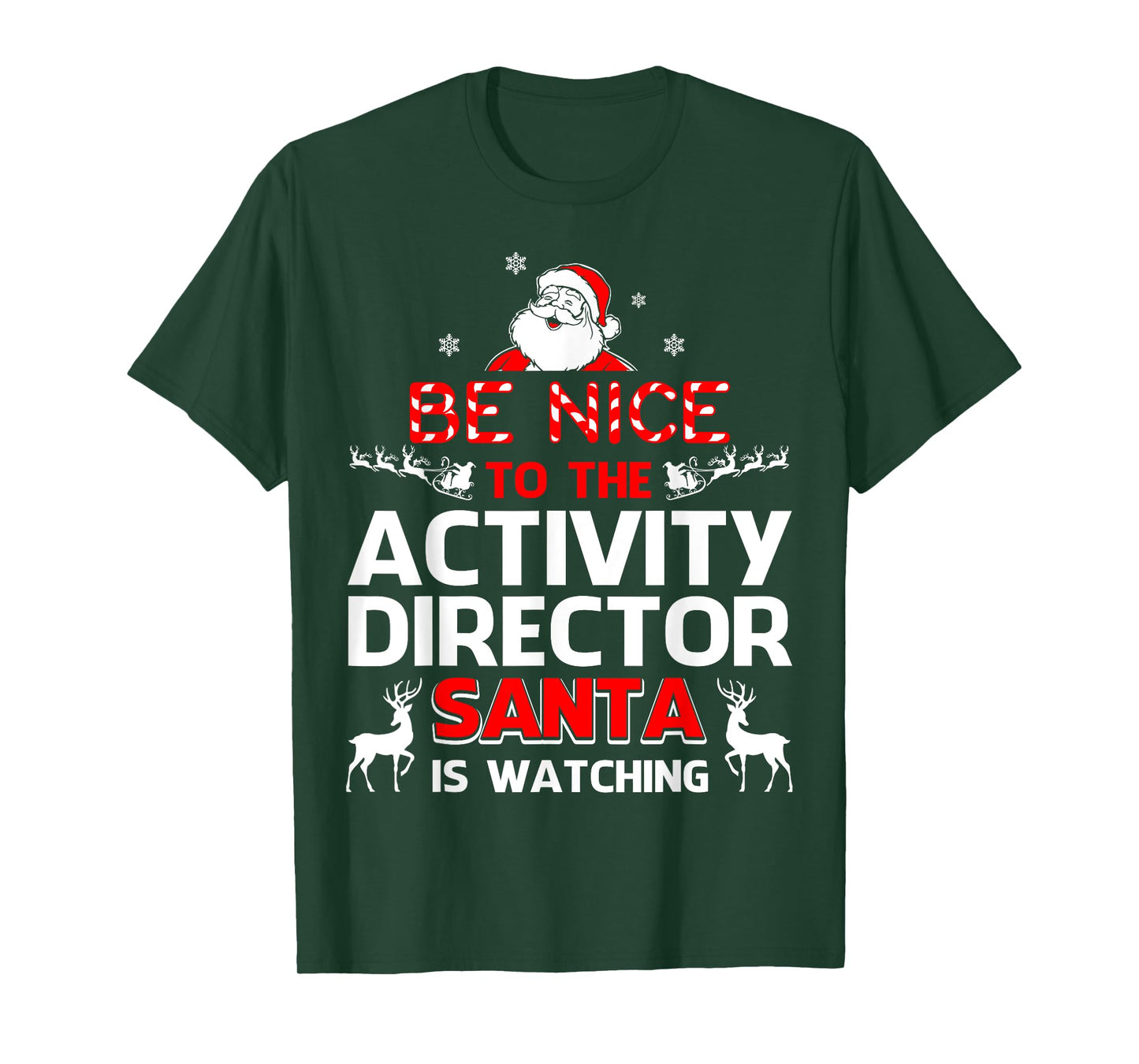 Be Nice To The Activity Director Santa Is Watching- Activity