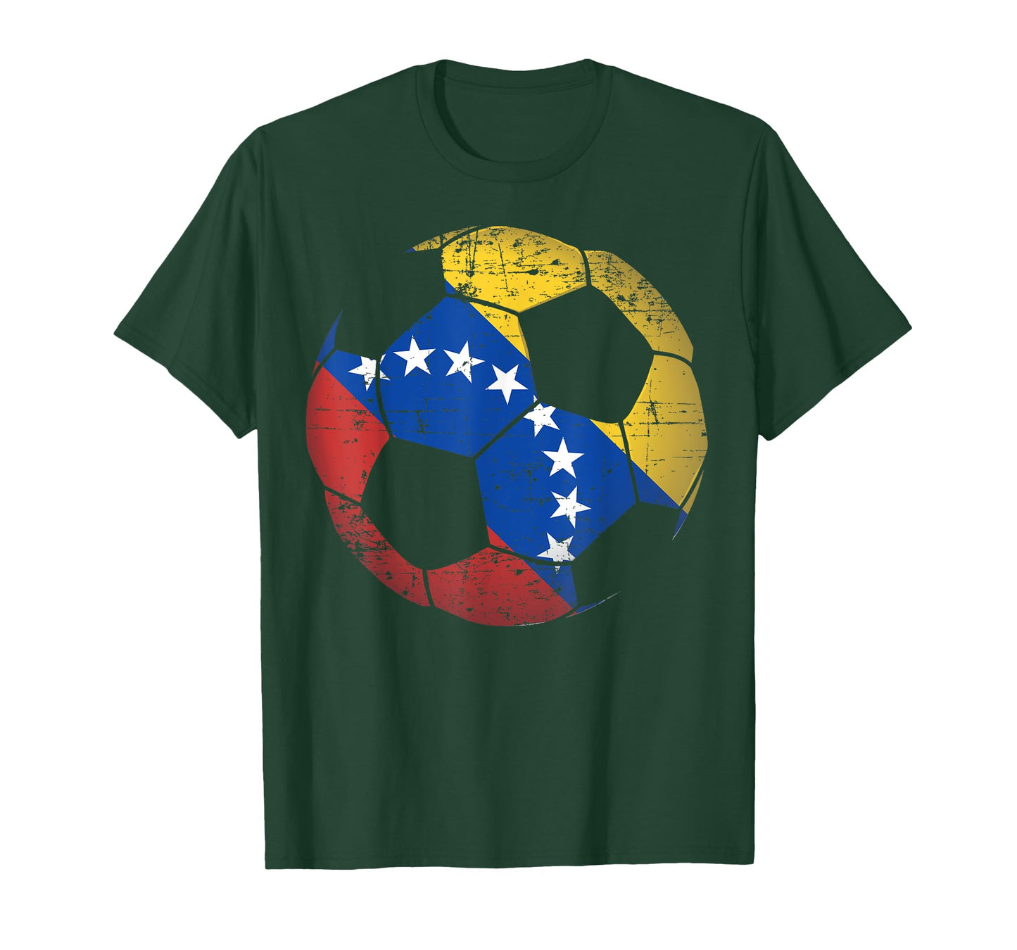 Venezuela Soccer Ball Flag - Venezuelan Football Soccer T-Shirt