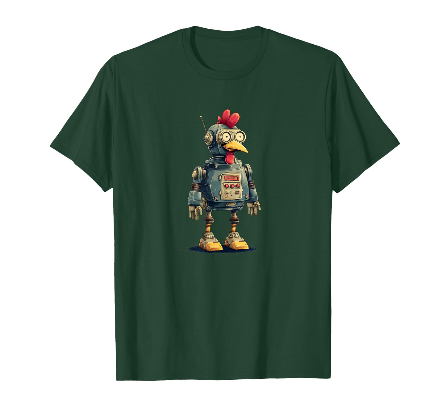 Cute Chicken AI for Robots and Smart Animals Lovers T-Shirt