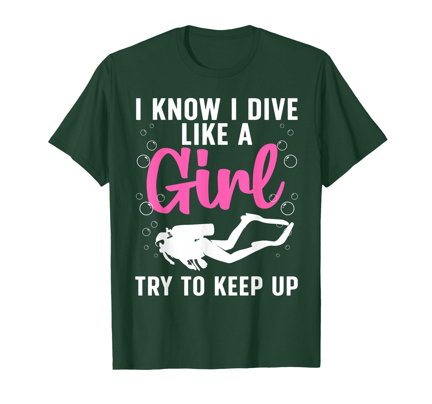 Cool Scuba Diving for Women Girls Rescue Diver Ocean Divers T-Shirt