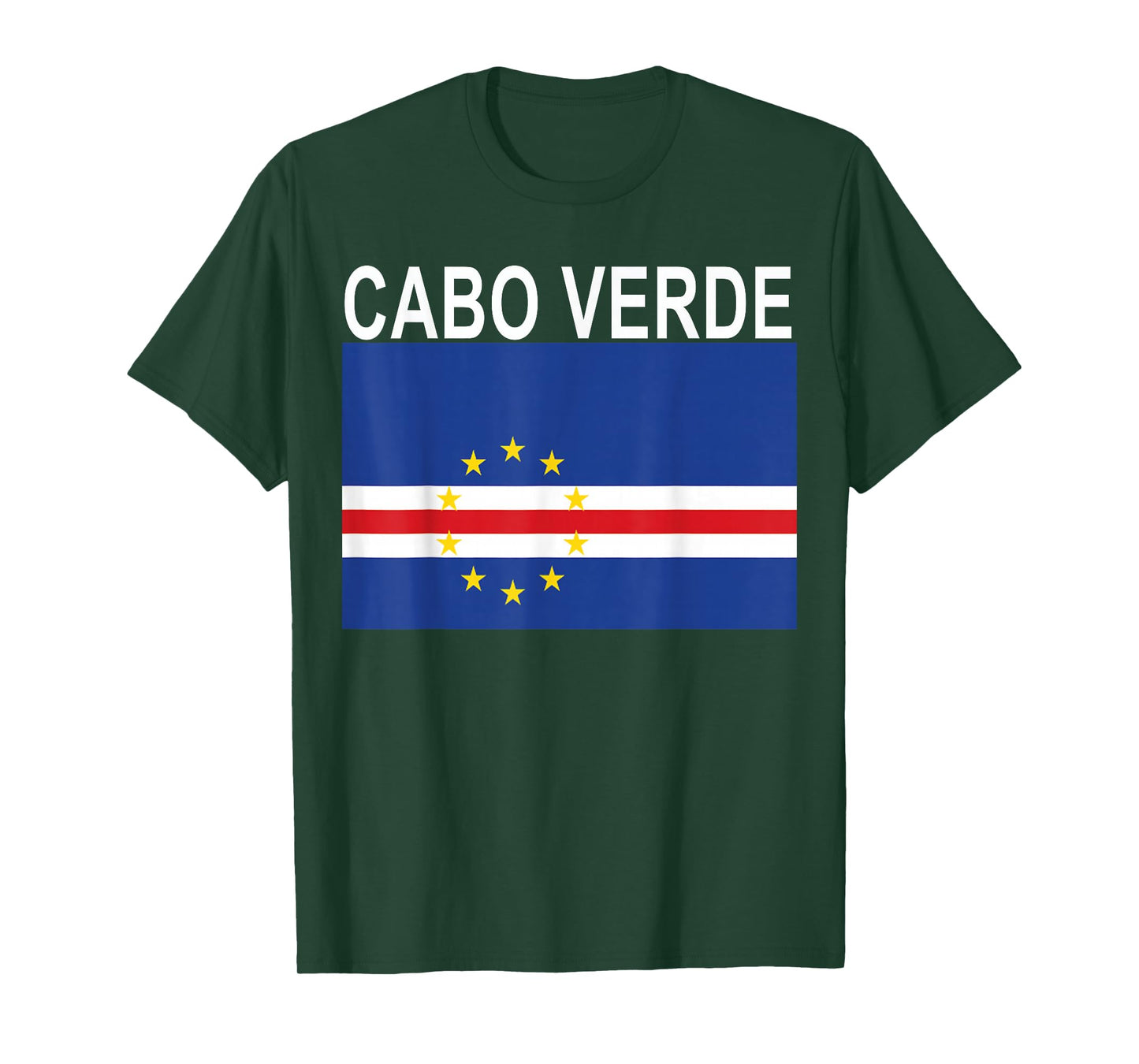 Cabo Verde Flag Design T-Shirt
