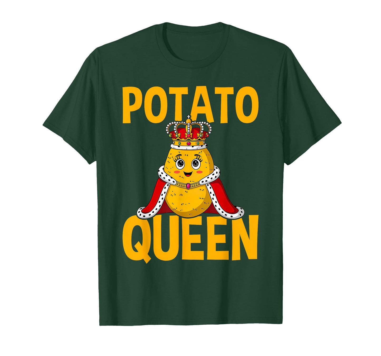 Potato Queen | Womens Potato Girls Potato T-Shirt