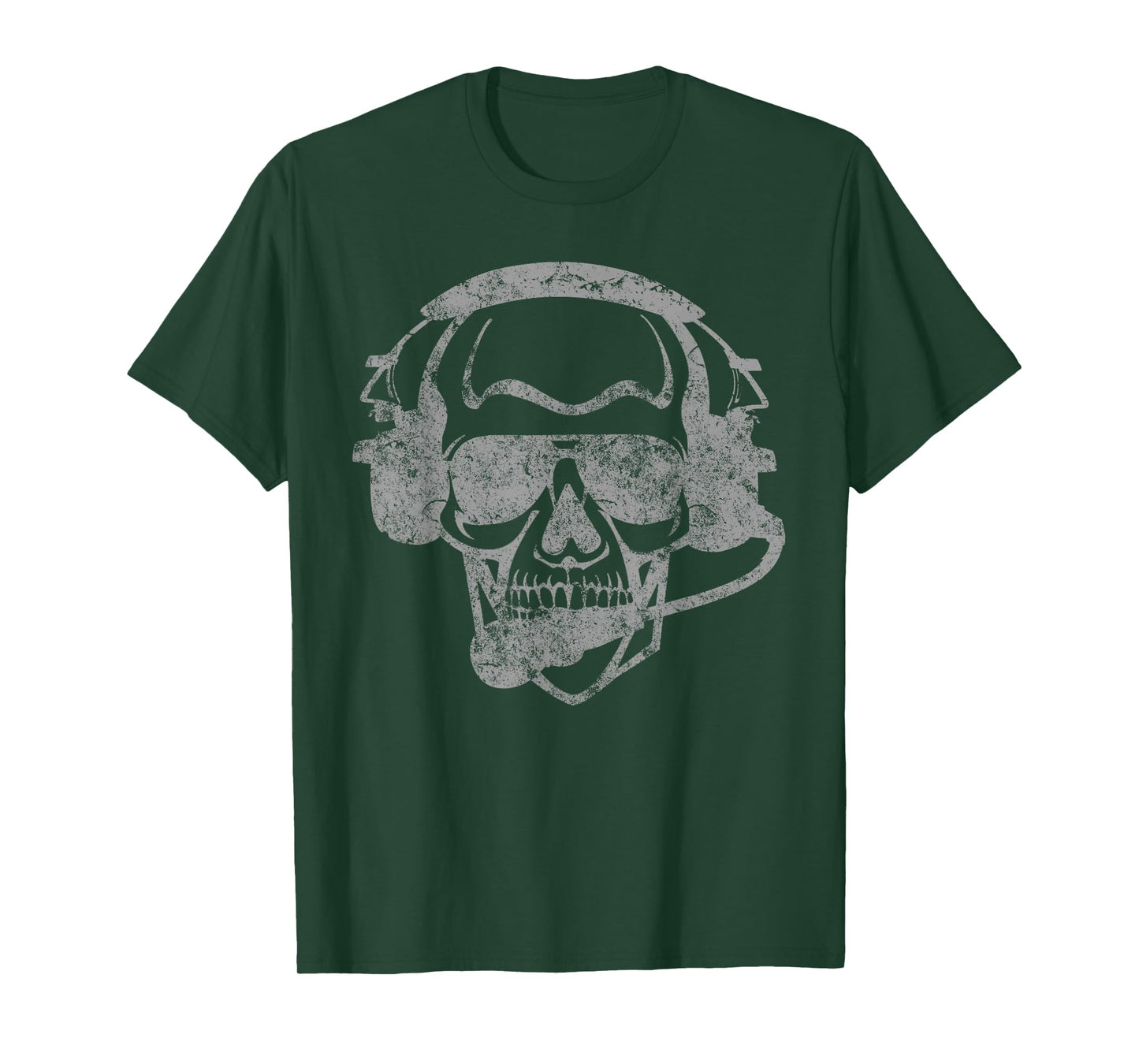 Pilot Skull Halloween Avgeek Aviation Pilot T-Shirt