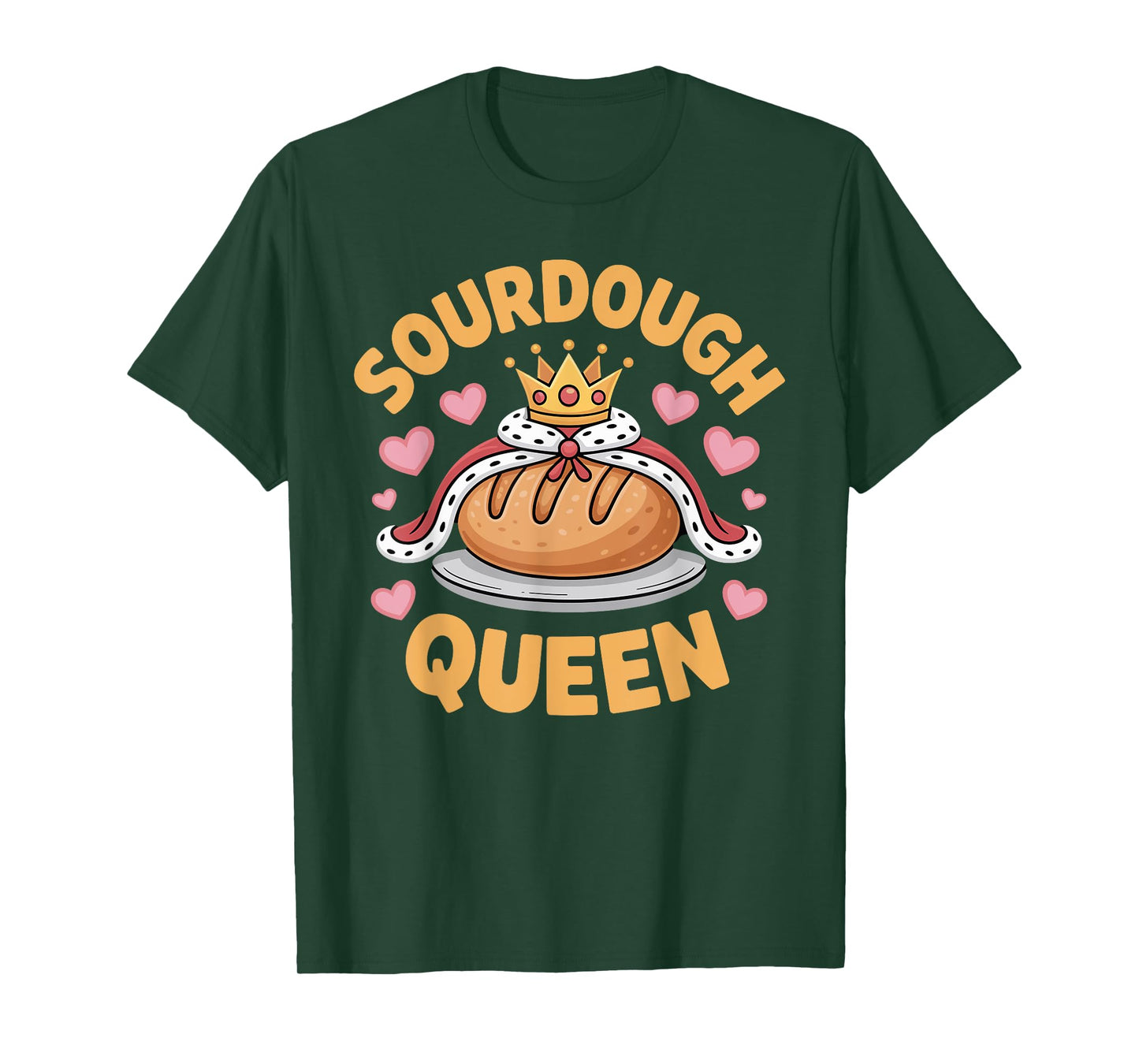 Sourdough Queen Bread Baking Lovers T-Shirt