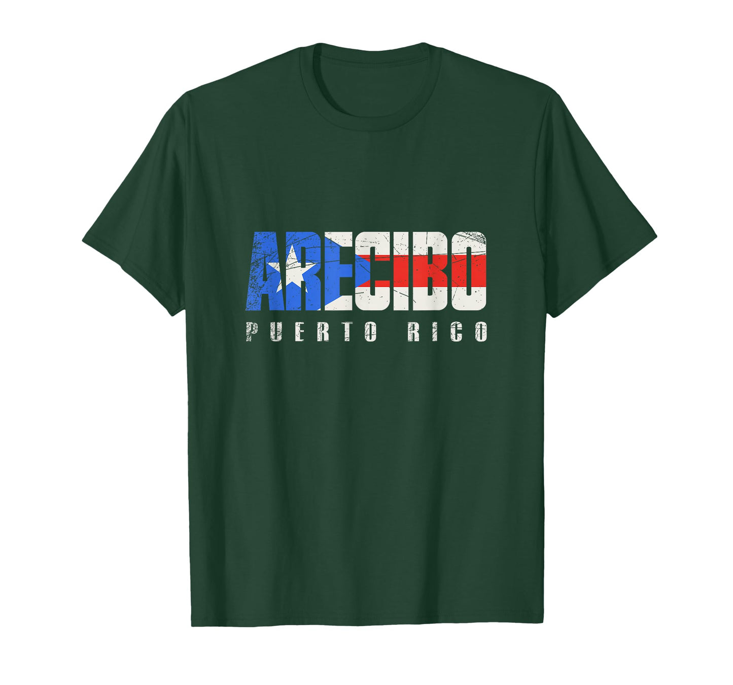 Puerto Rican flag Arecibo Puerto Rico T-Shirt