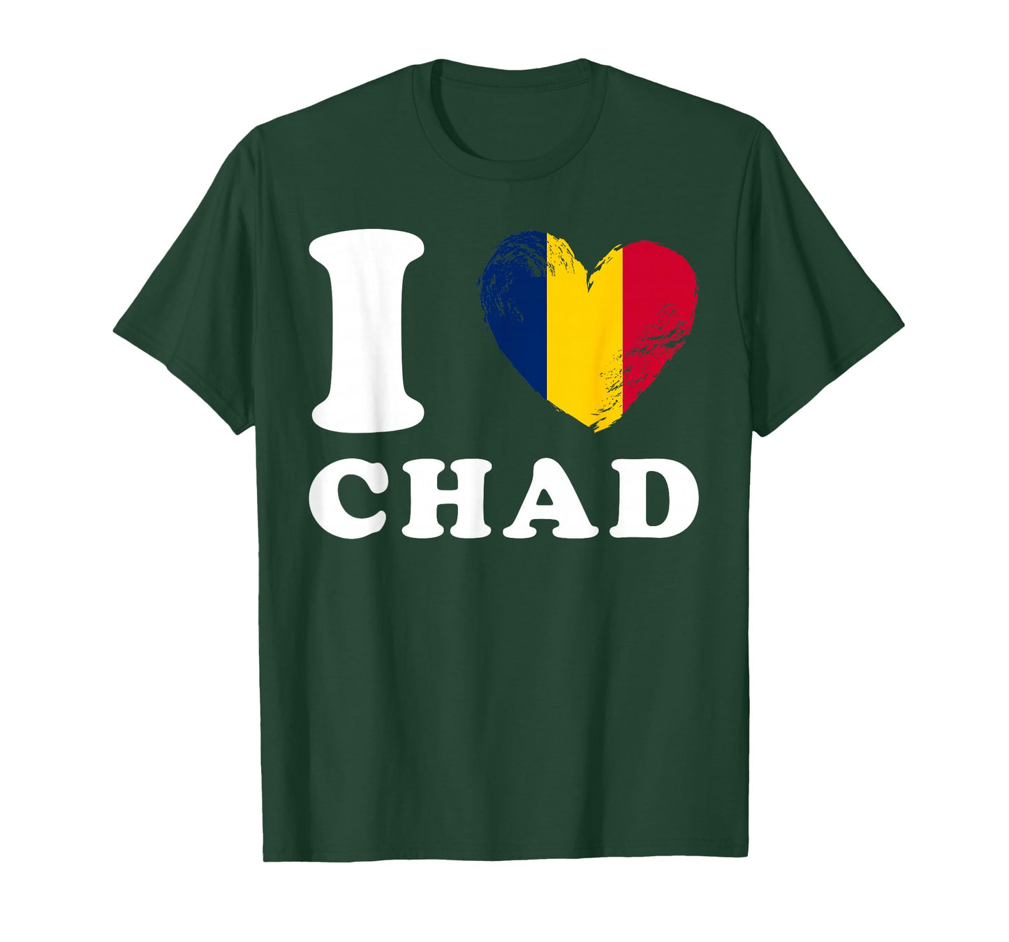 I Love Chad - Heart Flag Chad T-Shirt