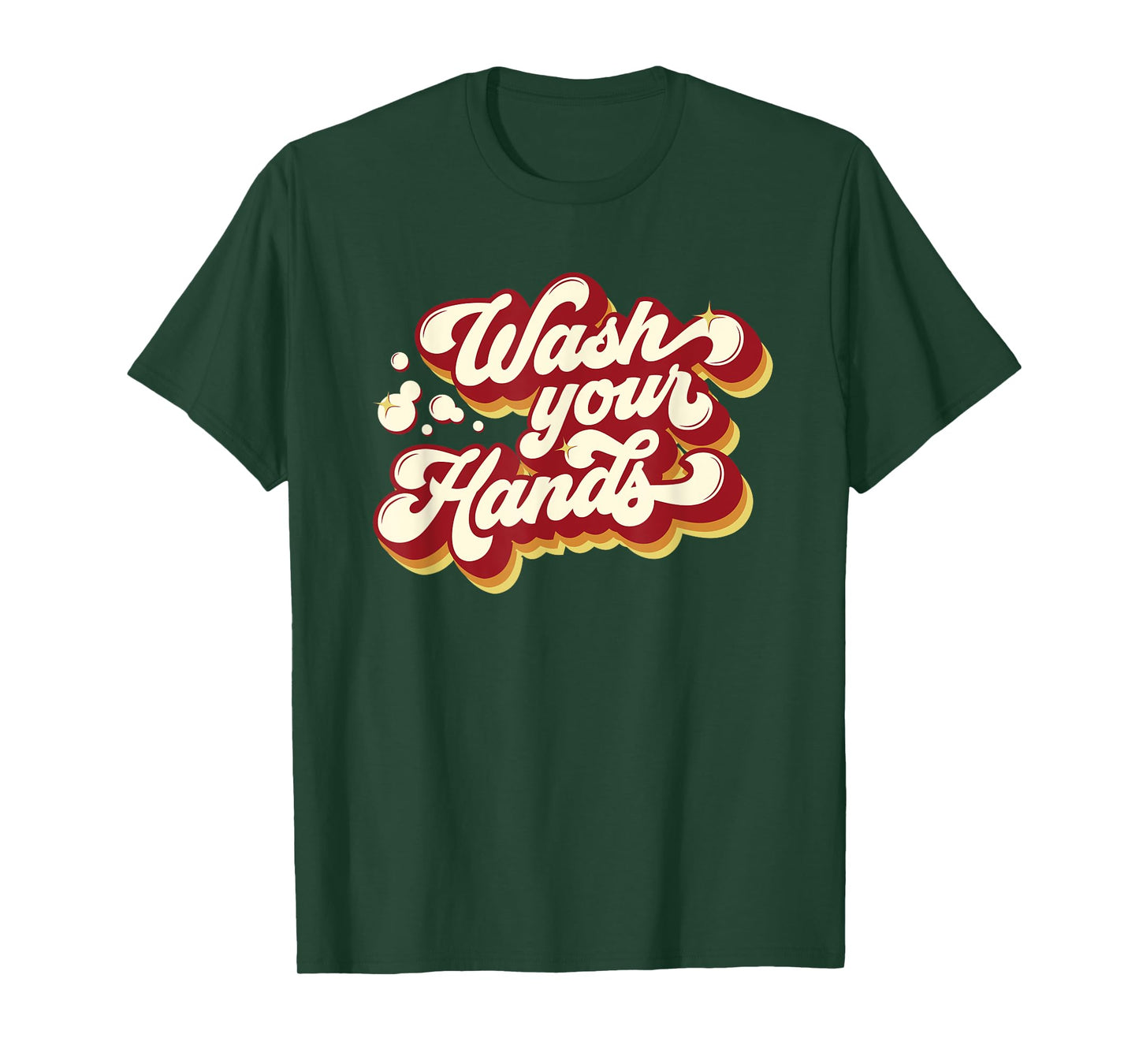 Nurse T-Shirt Wash Your Hands Flu Germs Funny Teacher Gift T-Shirt for Men Women Kids