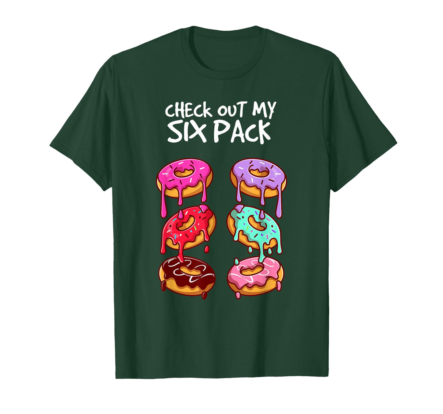 Check out my six pack Foodie Donut T-Shirt