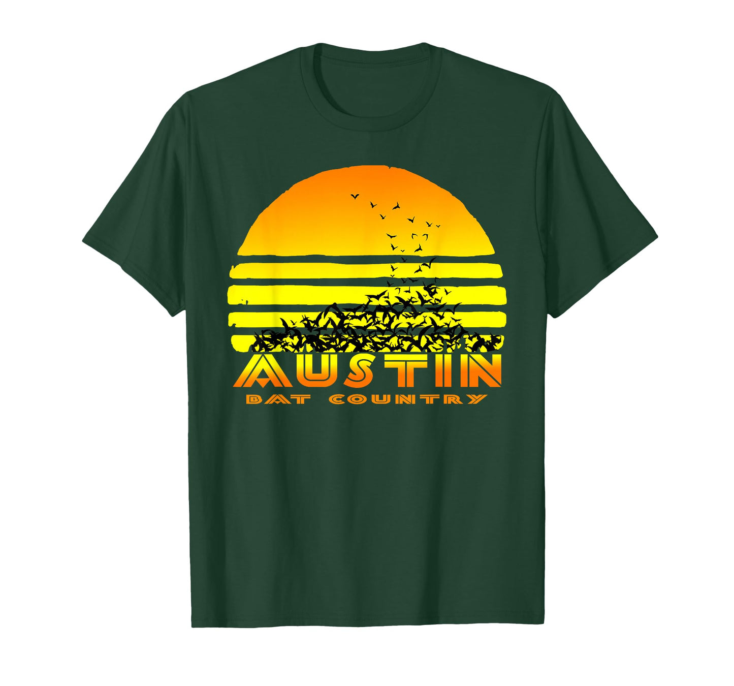 Austin, TX - Souvenir Bat Country T-Shirt T-Shirt