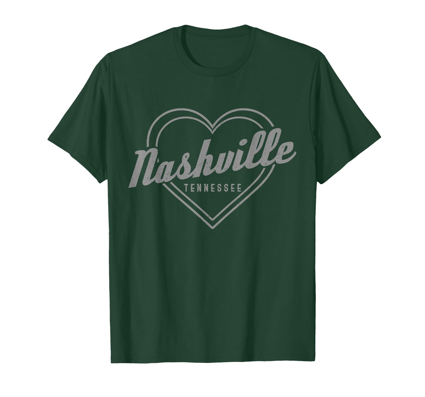 Nashville Tennessee Country Music City Heart Gift Vintage T-Shirt