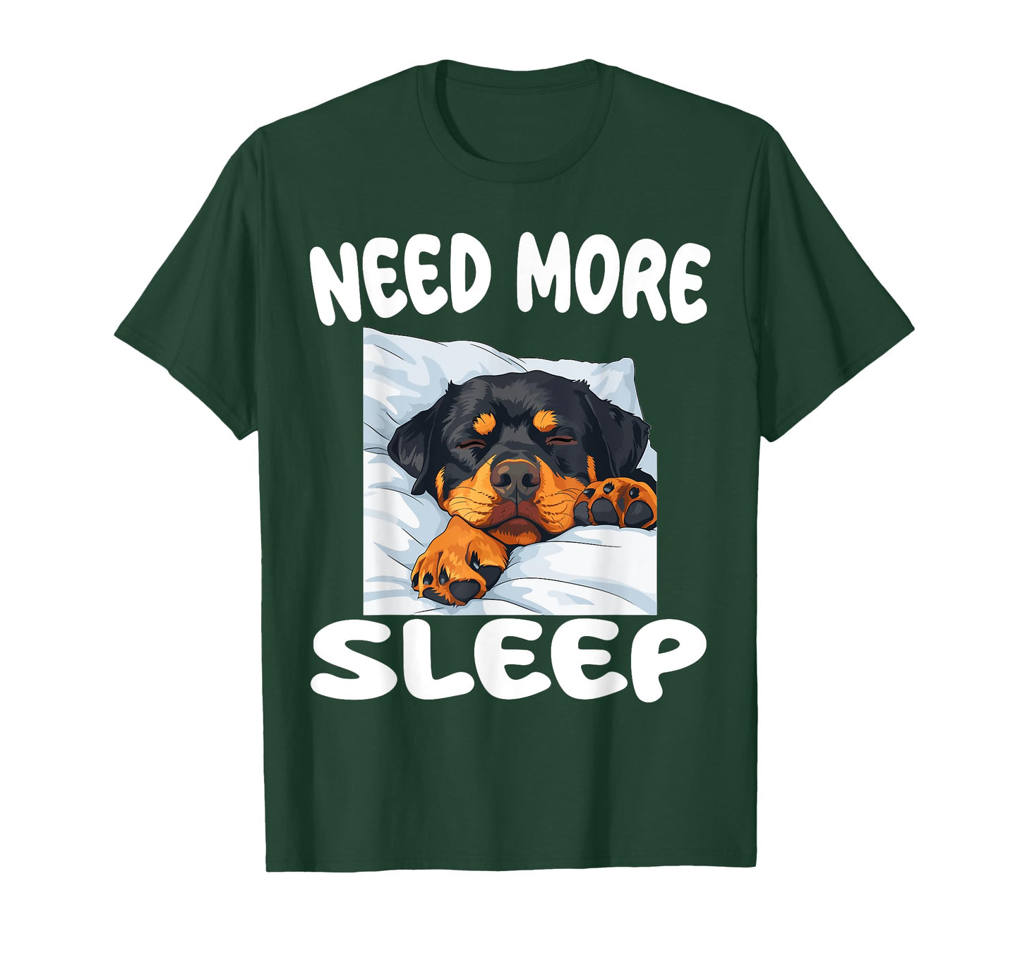 Cute Rottweiler Need more Sleep Pajamas Nightgown T-Shirt