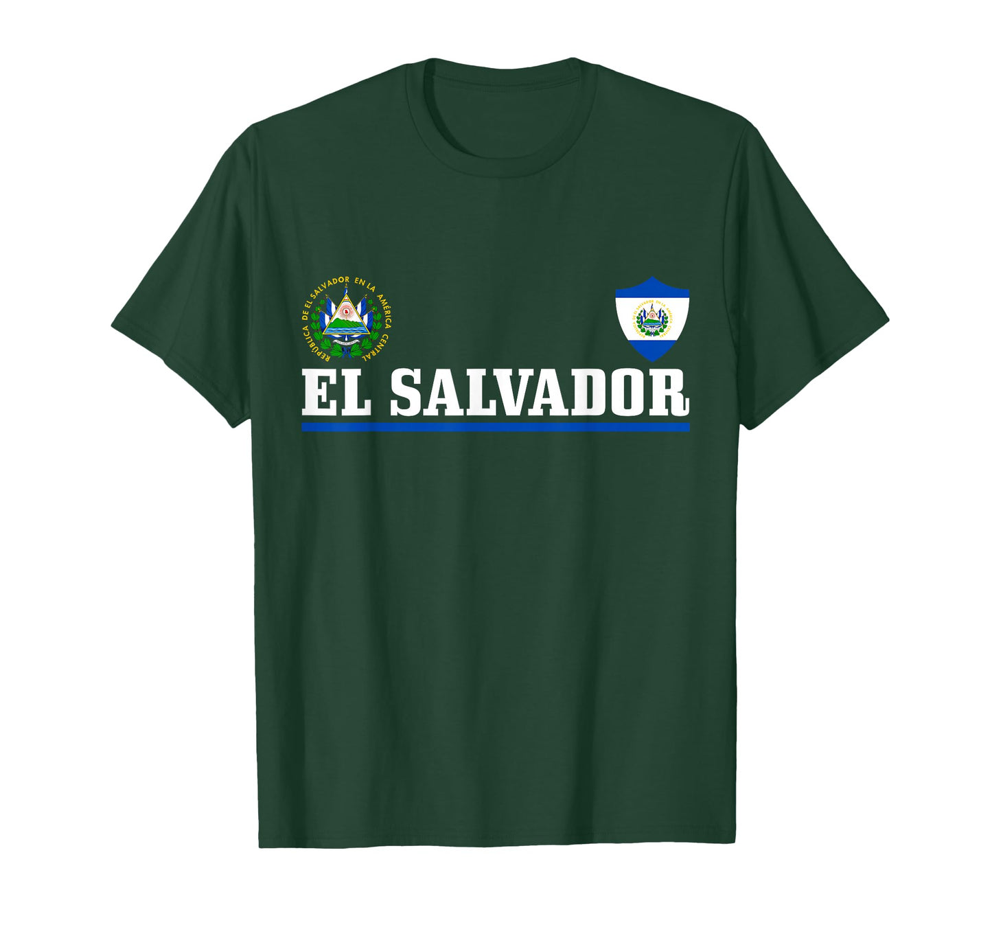 El Salvador Pride Salvadoran Flag T-Shirt
