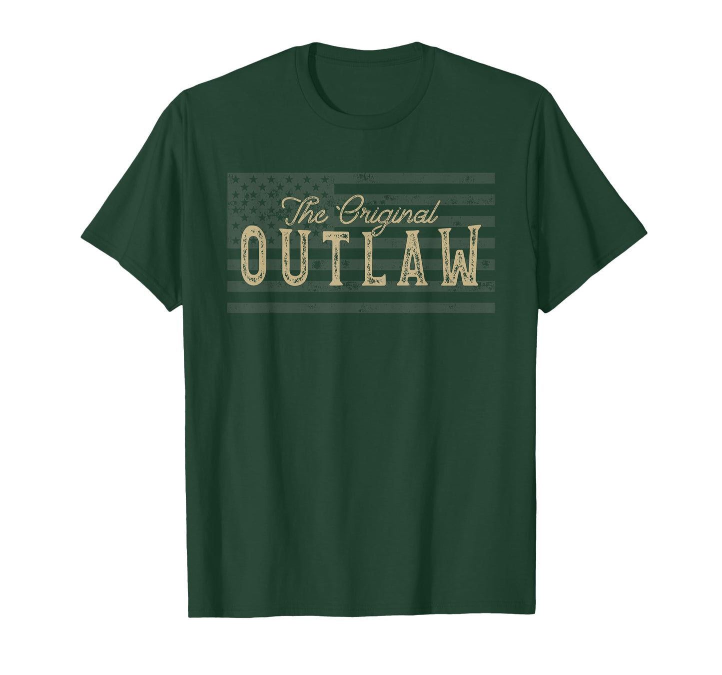 Vintage American Flag Outlaw T-Shirt T-Shirt