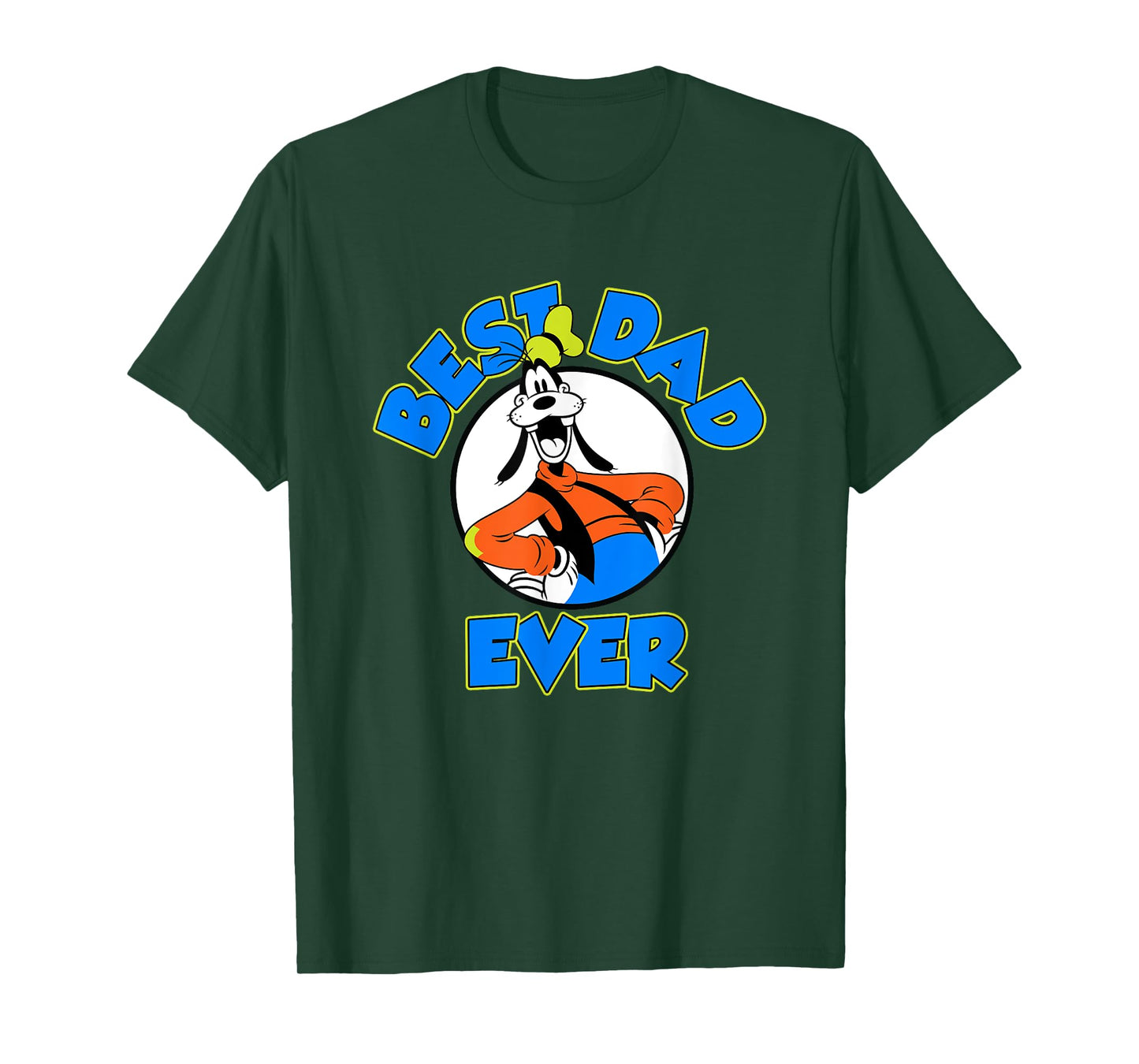 Disney Mickey And Friends Father's Day Goofy Best Dad Ever T-Shirt