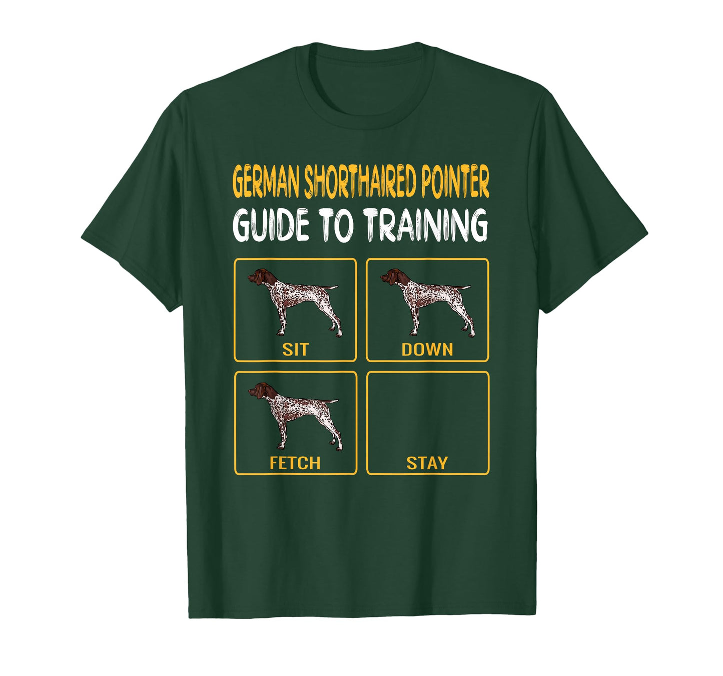 German Shorthaired Pointer Guide To Training Dog Obedience T-Shirt