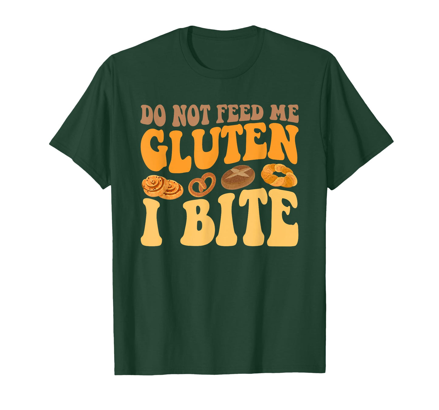 Do Not Feed Me Gluten I Bite T-Shirt