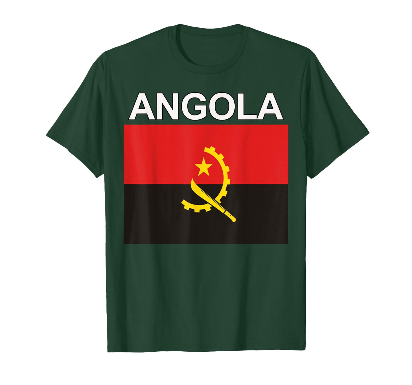 Angola Pride Angolan Flag Heritage T-shirt T-Shirt