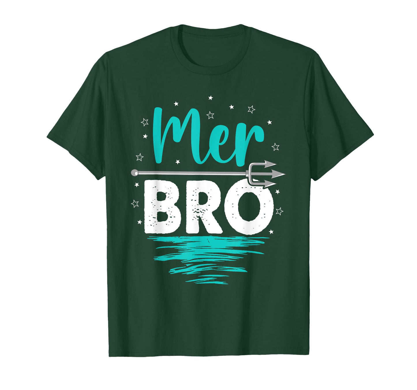 Merbro Brother of a Mermaid Boy and Toddlers Kids Merman T-Shirt