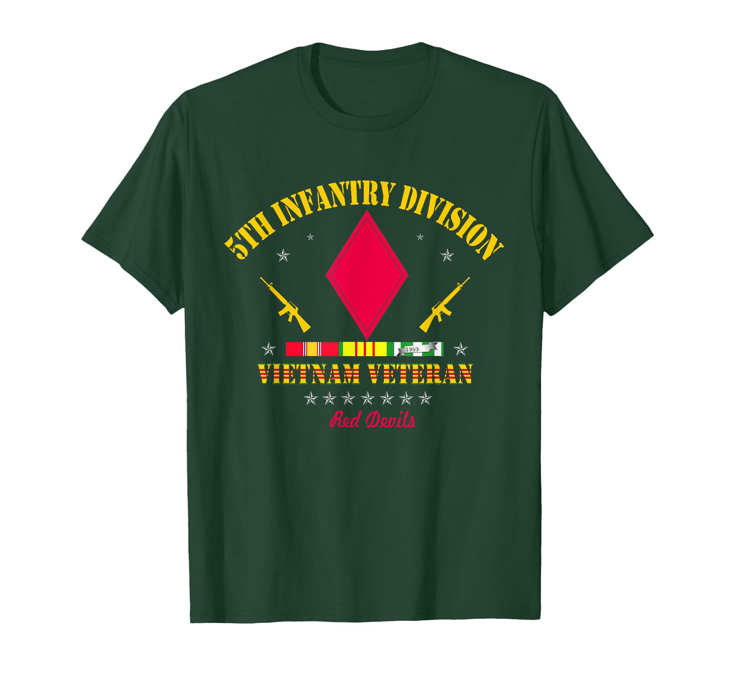5th Infantry Division Vietnam Veteran Ivy Division Veteran T-Shirt