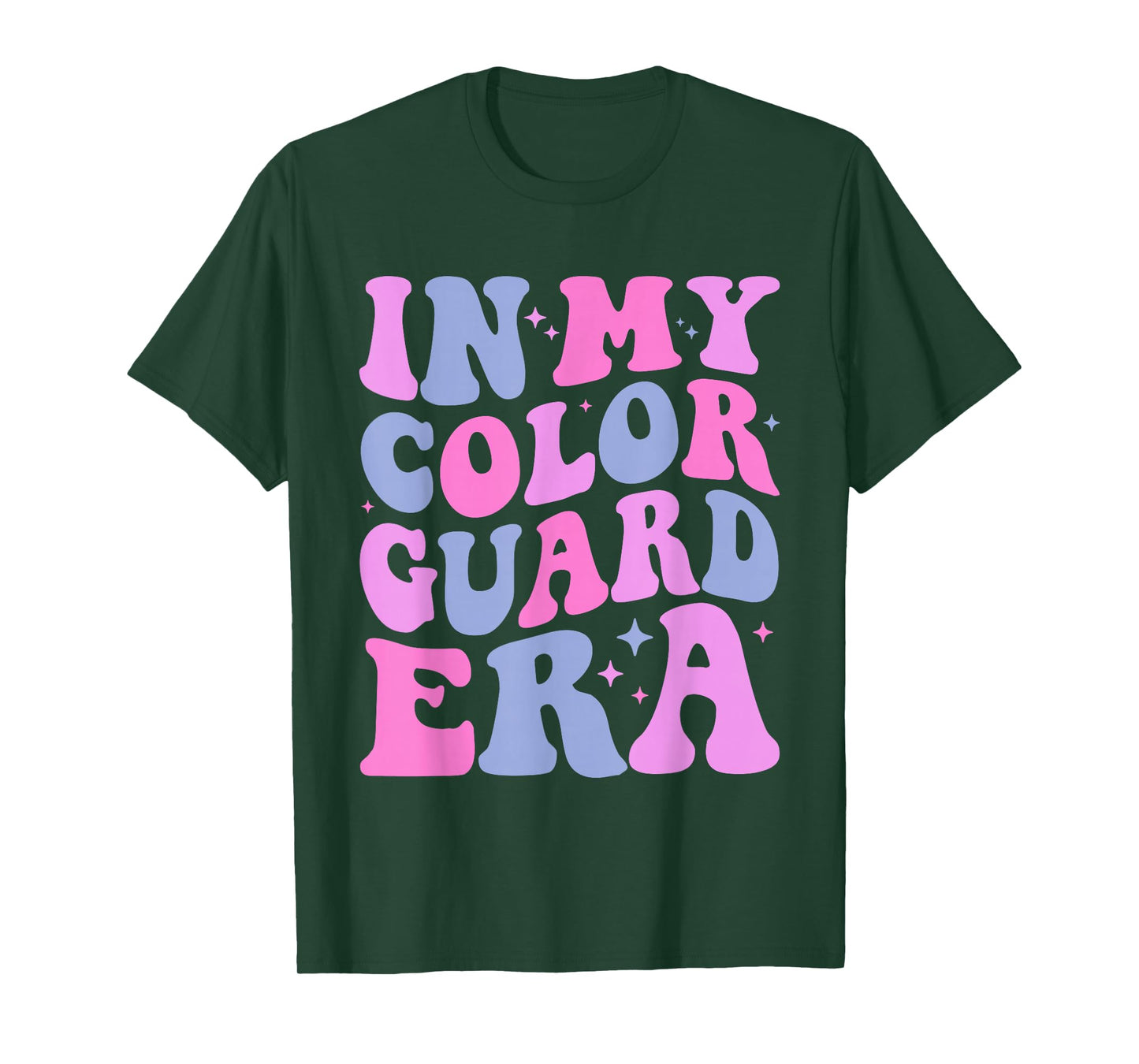 in My Color Guard Era Birthday Color Guard Senior Mom Dad T-Shirt