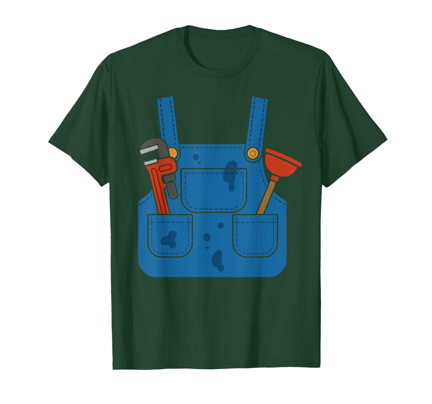 Funny Plumbing Plumber Costume Kids T-Shirt