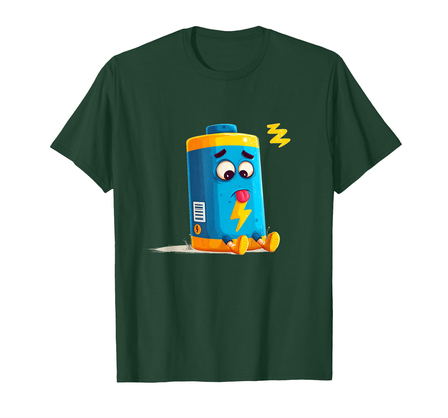 Funny Power Battery Look T-Shirt