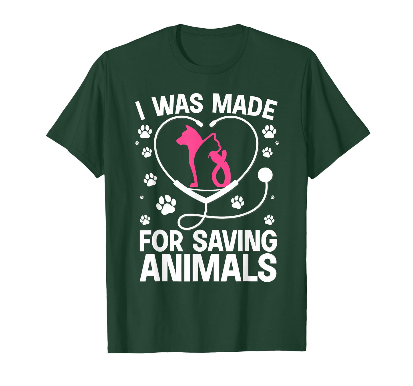 Veterinarian Art for Men Women Vet Tech Veterinary Assistant T-Shirt