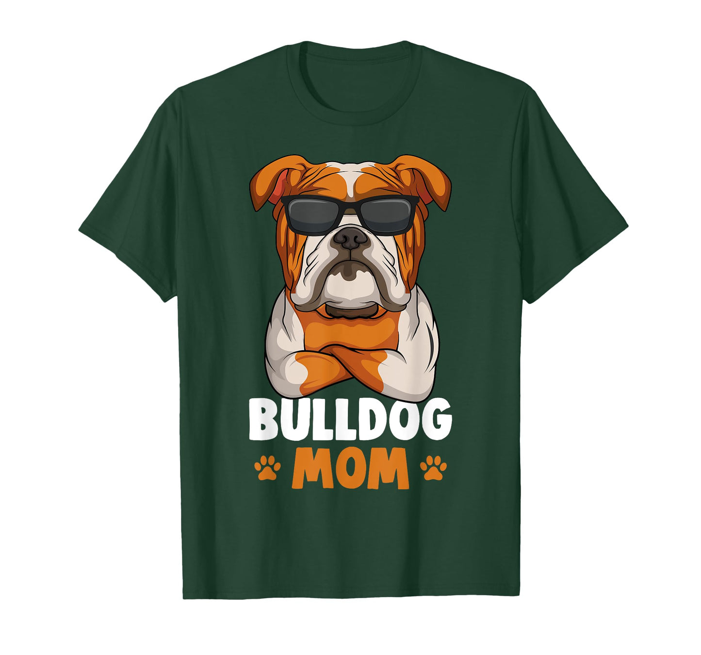 English Bulldog Mom Dog T-Shirt for Men Women Kids