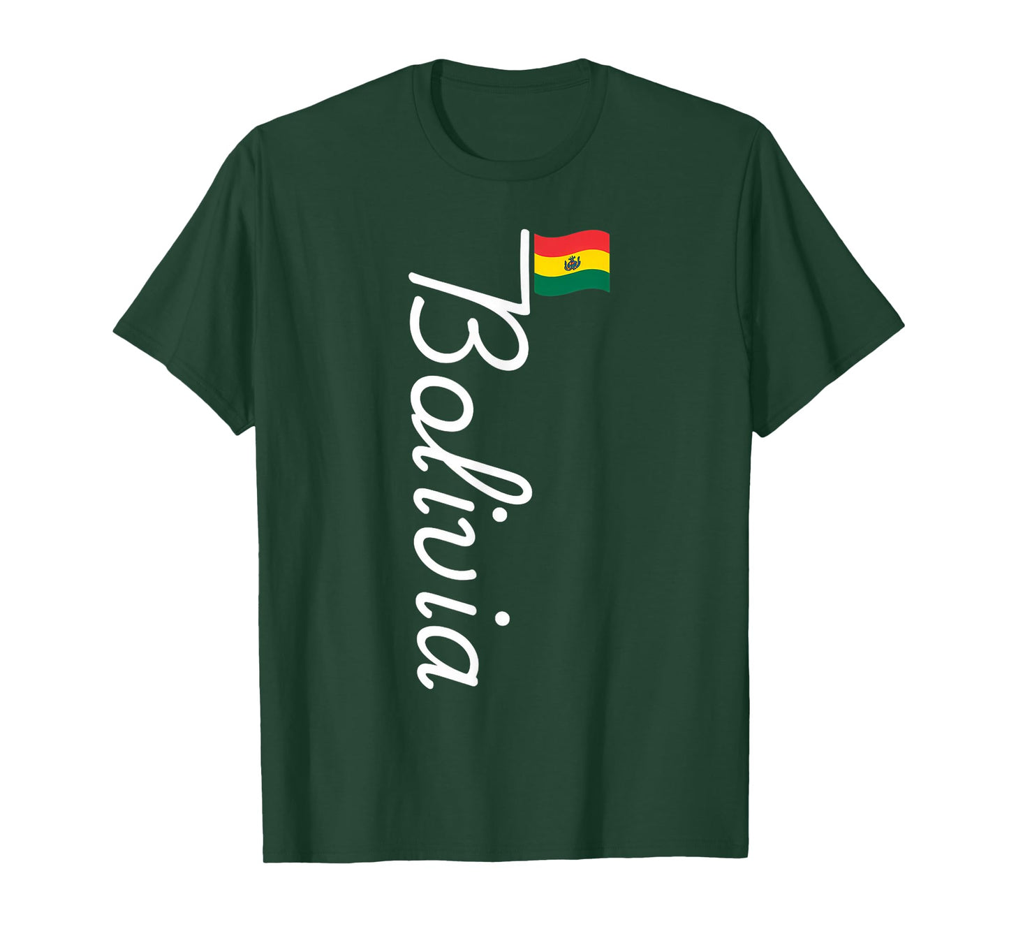 Bolivia Map Flag Crusena Bolivian Flag Bolivia Roots Bolivia T-Shirt