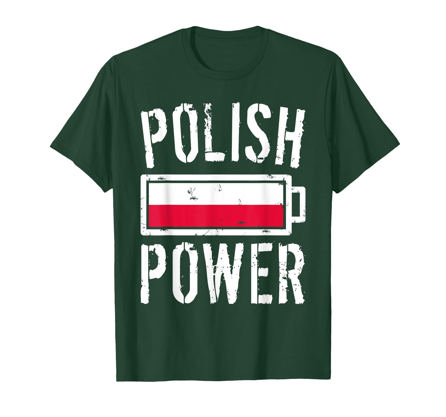 Poland Flag | Polish Power Battery Proud Tee T-Shirt